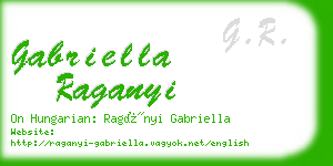 gabriella raganyi business card